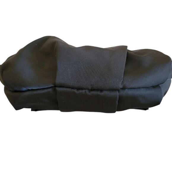 Prada Bow-Detailed Nylon Wristlet Clutch in Black - Picture 16 of 16